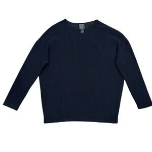 Clara Sun Woo Structured Ribbed Knit Lightweight Top In Black
